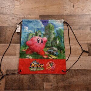 Kirby and the Forgotten Land Nintendo Switch Drawstring Bag 16"x13"